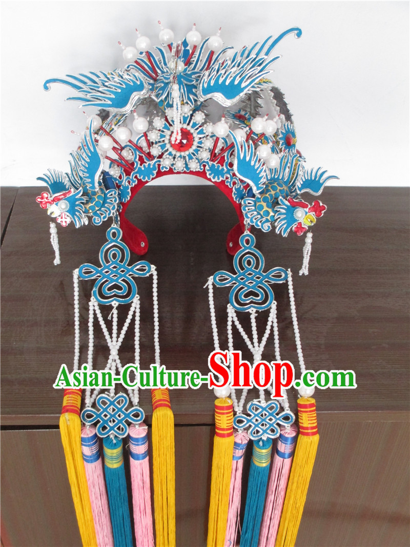 Top Traditional Chinese Opera Phoenix Coronet Hair Accessories Props for Adults and Children