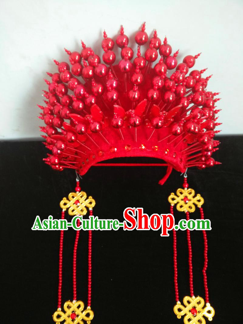 Top Traditional Chinese Opera Phoenix Coronet Hair Accessories Props for Adults and Children