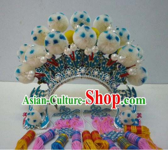 Top Traditional Chinese Opera Phoenix Coronet Hair Accessories Props for Adults and Children