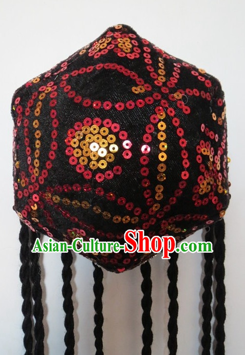 Traditional Chinese Xinjiang Hat for Girls