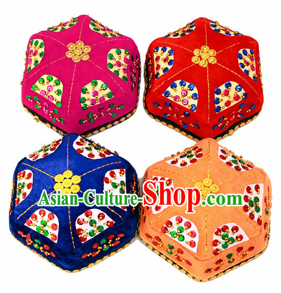 Traditional Chinese Xinjiang Hat for Girls