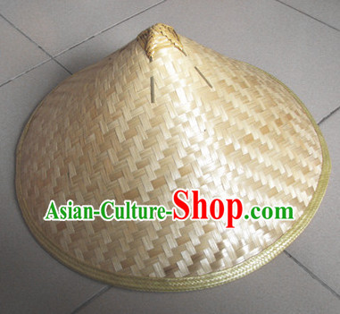 Traditional Chinese Dance Bamboo Hat for Adults and Children