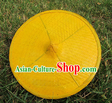 Traditional Chinese Dance Bamboo Hat for Adults and Children