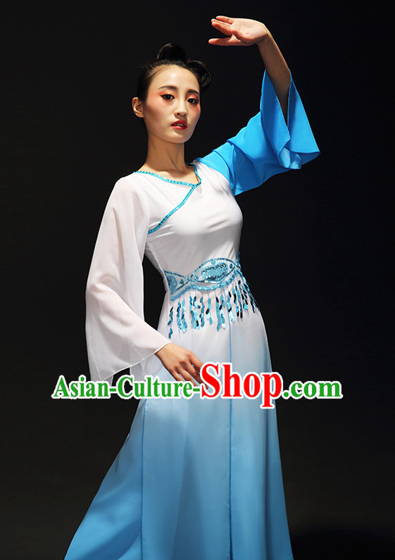 Chinese Classical Gradient Dance Skirt for Women and Girls