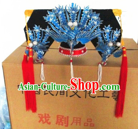 Chinese Opera Peking Opera Famous Operas Beijing Opera Jingju Empress Phoenix Hat Headwear for Women Girls