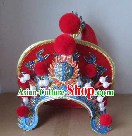 Chinese Opera Peking Opera Famous Operas Beijing Opera Jingju General Hat Headwear