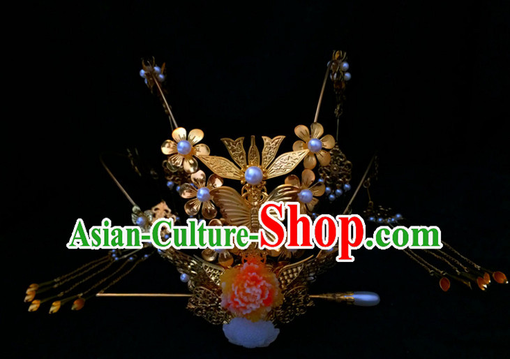 Chinese Ancient Style Empress Headpieces Hair Jewelry for Women