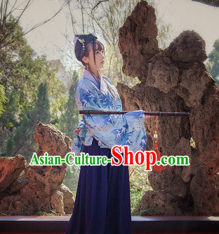 Chinese Traditional Oriental Dress Hanfu Clothing Asian Dresses Fashion Cheongsam Dress China Clothing for Women