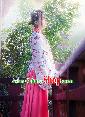 Chinese Traditional Oriental Dress Hanfu Clothing Asian Dresses Fashion Cheongsam Dress China Clothing for Women