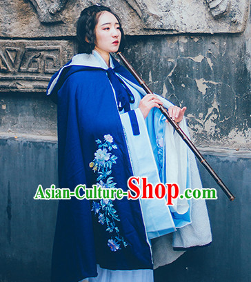 Chinese Traditional Oriental Dress Hanfu Clothing Asian Dresses Fashion Cheongsam Dress China Clothing and Hair Jewelry for Women