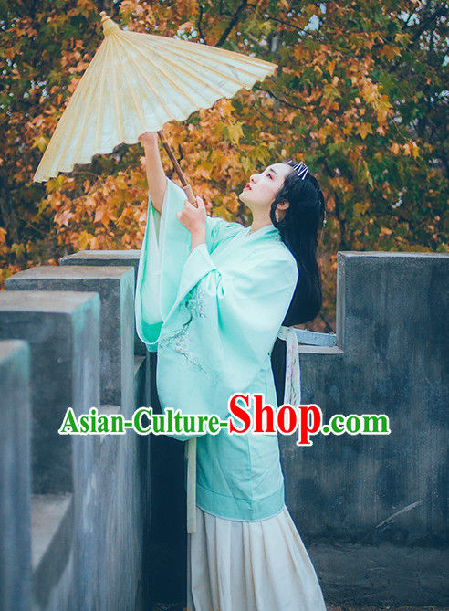 Chinese Traditional Oriental Dress Hanfu Clothing Asian Dresses Fashion Cheongsam Dress China Clothing and Hair Jewelry for Women