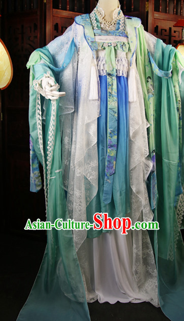 Chinese Imperial Princess Clothing Cosplay Dresses National Costume Traditional Chinese Clothing Attire Complete Set