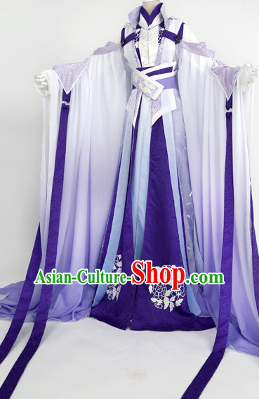 Chinese Imperial Empress Clothing Cosplay Dresses National Costume Traditional Chinese Clothing Attire Complete Set