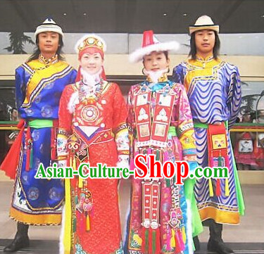 Chinese People Folk Dance Ethnic Dresses Traditional Wear Clothing Cultural Dancing Costume Complete Sets for Women