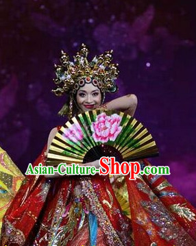 Chinese Classical Folk Dance Dress Clothing Dresses Costume Classic Dancing Cultural Dances Costumes for Women