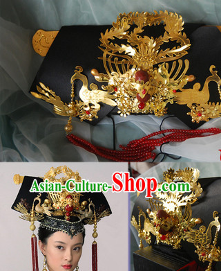 Qing Dynasty Imperial Royal Quene Phoenix Hairstyle Manchu Hairstyle Chinese Oriental Hairstyles