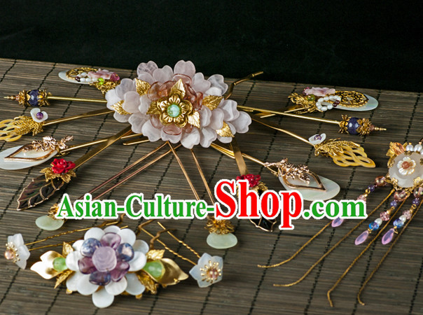Chinese Imperial Quene Crown Empress Hairpins Hair Accessories Hairstyle Chinese Oriental Hairstyles Headpieces Wigs
