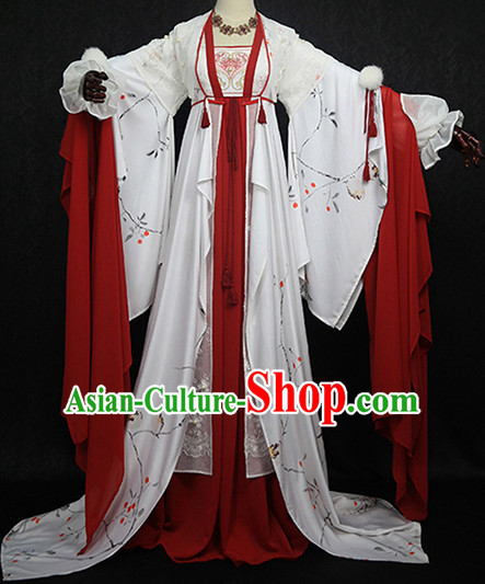 Traditional Chinese Dress Asian Clothing National Hanfu Costume Han China Style Costumes Robe Attire Ancient Dynasty Dresses Complete Set for Women