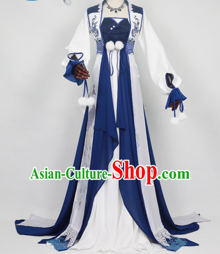 Traditional Chinese Imperial Court Dress Asian Clothing National Hanfu Costume Han China Style Costumes Robe Attire Ancient Dynasty Dresses Complete Set for Women