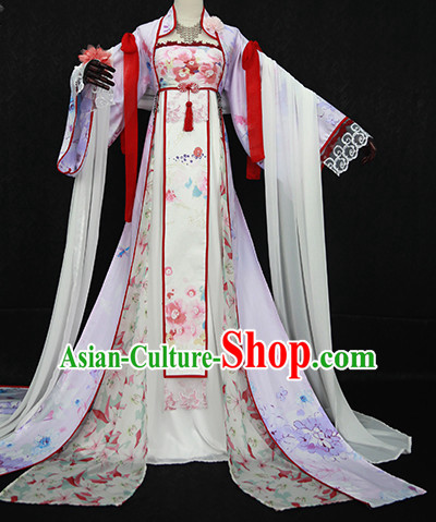 Traditional Chinese Imperial Court Dress Asian Clothing National Hanfu Costume Han China Style Costumes Robe Attire Ancient Dynasty Dresses Complete Set for Women