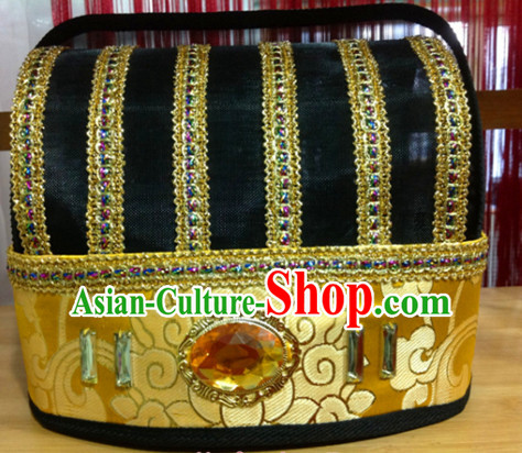 Handmade Chinese Ancient Style Official Court Hat Asian Headwear for Men