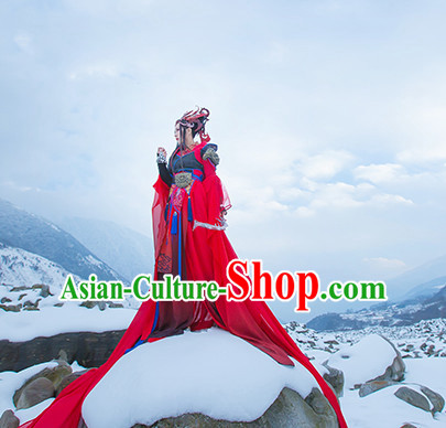 Traditional Chinese Imperial Court Dress Asian Clothing National Hanfu Costume Han China Style Costumes Robe Attire Ancient Dynasty Dresses Complete Set for Women