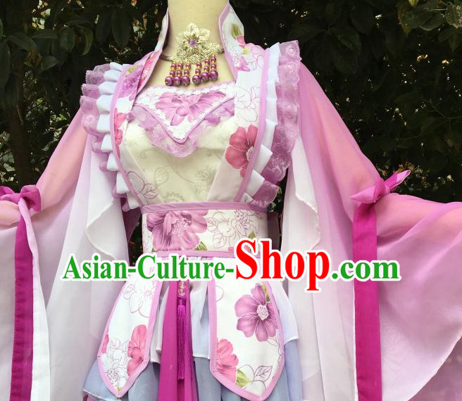 Chinese Traditional Cosplay Costumes Complete Set