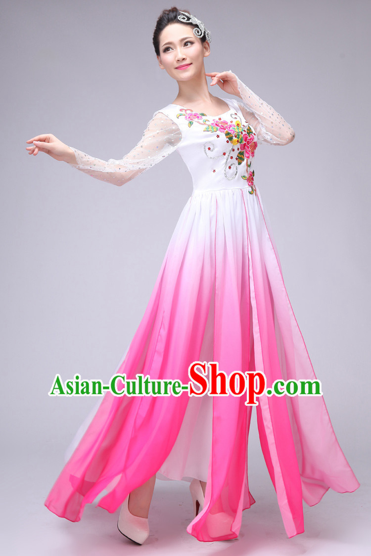 Chinese Traditional Dancer Costumes Complete Set