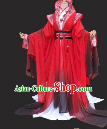 Chinese Traditional Empress Garment Clothes Complete Set