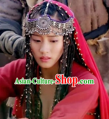 Chinese Traditional Ethnic Princess Headpieces