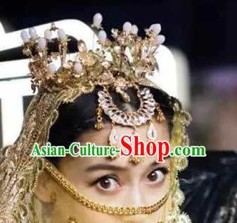 Chinese Traditional Ethnic Princess Headpieces