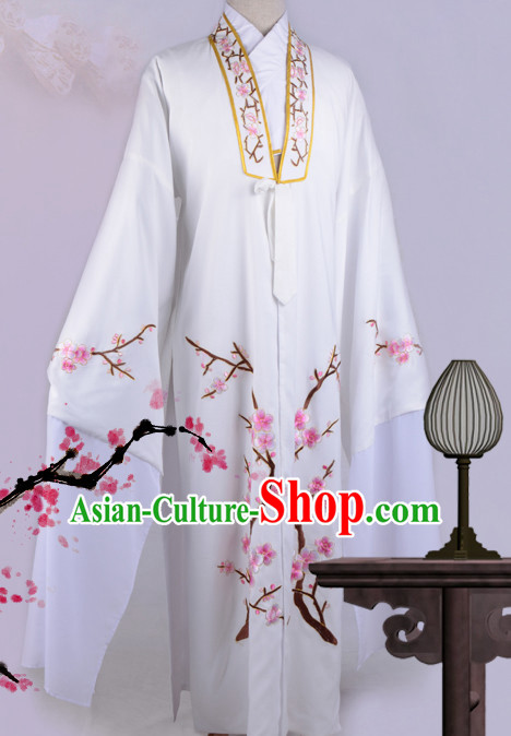 Chinese Opera Costumes Huangmei Opera Stage Performance Costume Chinese Traditional Water Sleeve Costume Drama Costumes and Hat Complete Set