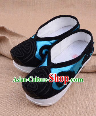 Handmade Chinese Opera Shoes Stage Performance Shoes Classical Shoes