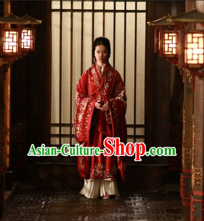 Traditional Chinese Ancient Empress Clothes Complete Set for Women