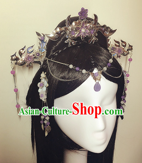 Handmade Chinese Fairy Hair Accessories Hair Ornaments Hair Pieces for Women