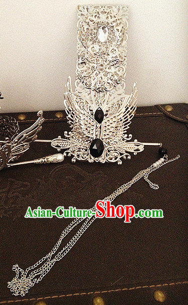 Handmade Chinese Prince Crown Hair Accessories Hair Ornaments Hair Pieces for Men