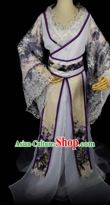 Chinese Traditional Hanfu China Princess Cosplay Costume Chinese Cosplay Hanfu Halloween Costume Party Costume Fancy Dress