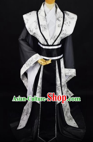 Chinese Traditional Stage Performance Hanfu Cosplay Prince Costume Chinese Cosplay Hanfu Halloween Costume Party Costume Fancy Dress