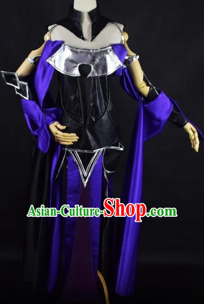 Chinese Traditional Stage Performance Hanfu Cosplay Princess Costume Chinese Cosplay Hanfu Halloween Costume Party Costume Fancy Dress