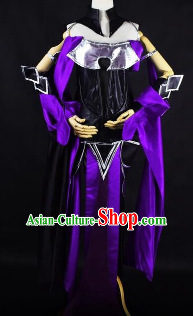 Chinese Traditional Stage Performance Hanfu Cosplay Princess Costume Chinese Cosplay Hanfu Halloween Costume Party Costume Fancy Dress