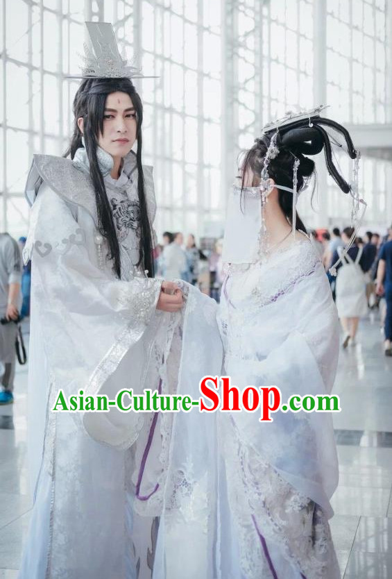 Chinese Traditional Hanfu Prince Cosplay Costume Chinese Cosplay Hanfu Halloween Costume Party Costume Fancy Dress