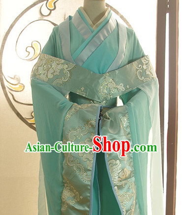 Chinese Ancient Han Fu Clothing Robes Tunics Accessories Traditional China Clothes Adults Kids