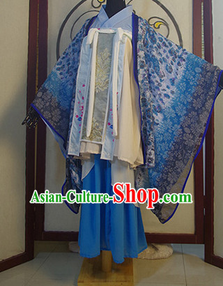 Chinese Ancient Han Fu Royal Clothing Robes Tunics Accessories Traditional China Clothes Adults Kids