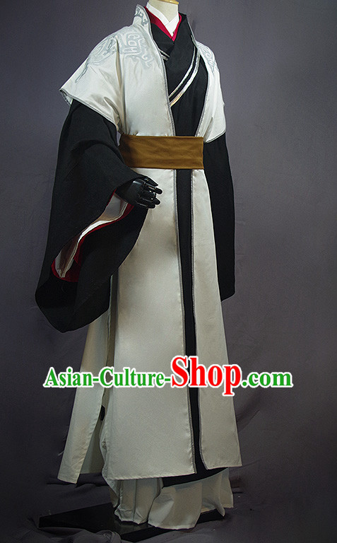 Chinese Ancient Han Fu Royal Clothing Robes Tunics Accessories Traditional China Clothes Adults Kids