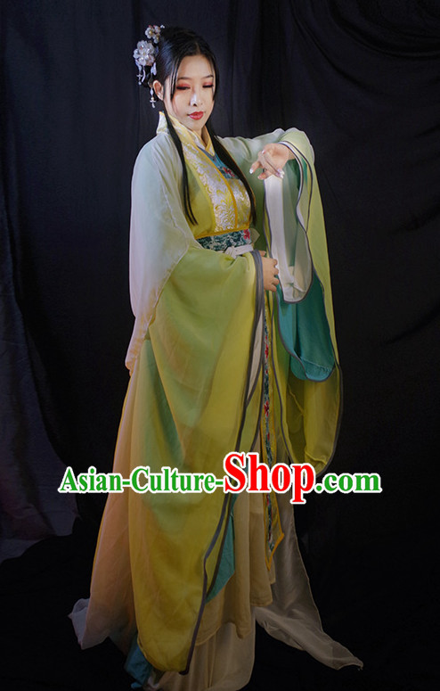 Chinese Ancient Han Fu Royal Clothing Robes Tunics Accessories Traditional China Clothes Adults Kids