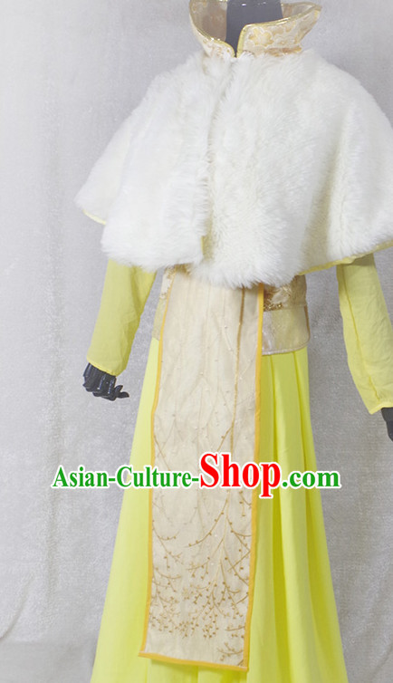 Chinese Ancient Han Fu Princess Clothing Robes Tunics Accessories Traditional China Clothes Adults Kids