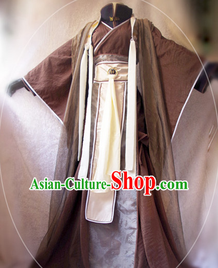 Chinese Ancient Han Fu Clothing Robes Tunics Accessories Traditional China Clothes Adults Kids