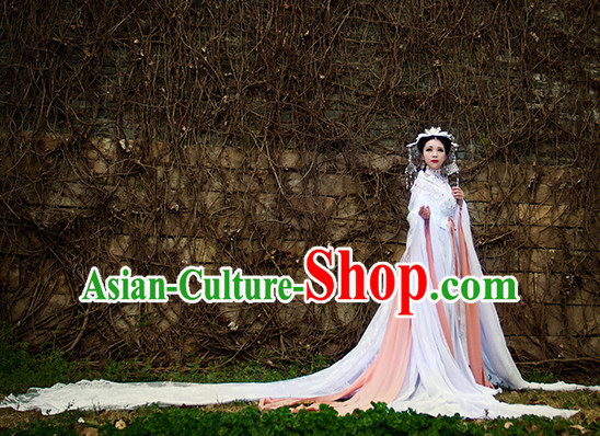 Ancient Chinese Fairy Costumes Complete Set for Women