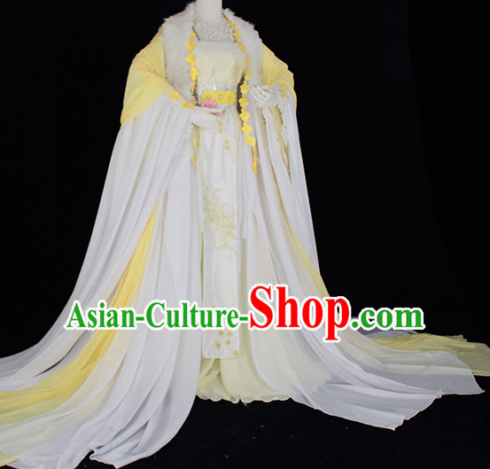 Ancient Chinese Fairy Style Costumes Imperial Princess Outfits Complete Set for Women