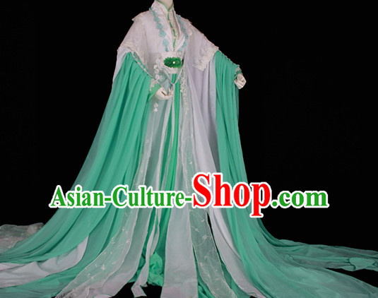 Ancient Chinese Fairy Style Costumes Imperial Princess Outfits Complete Set for Women